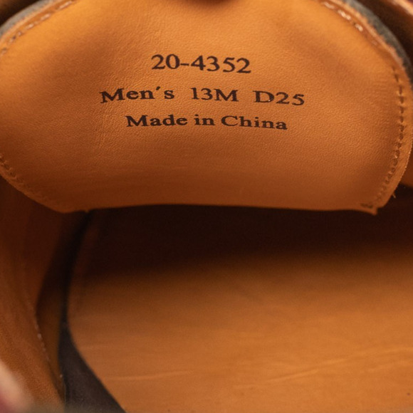 Johnston & Murphy Men's Upton 175th Anniv Leather Wingtip Brogue Oxfords Mens 13 - Picture 5 of 9